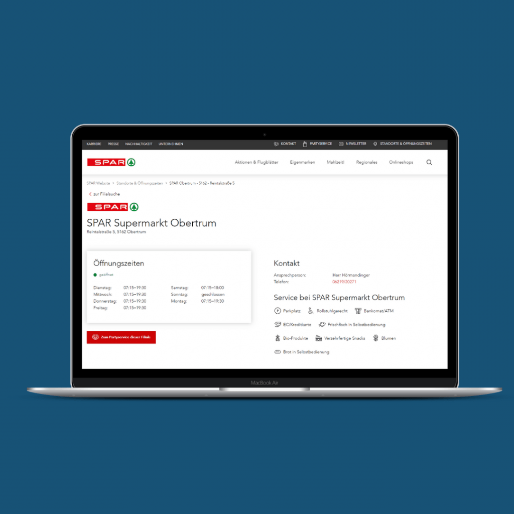 SPAR Öffnungszeiten